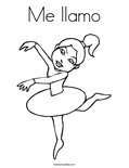 Me llamo Coloring Page