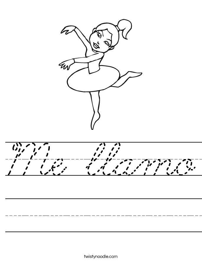 Me llamo Worksheet