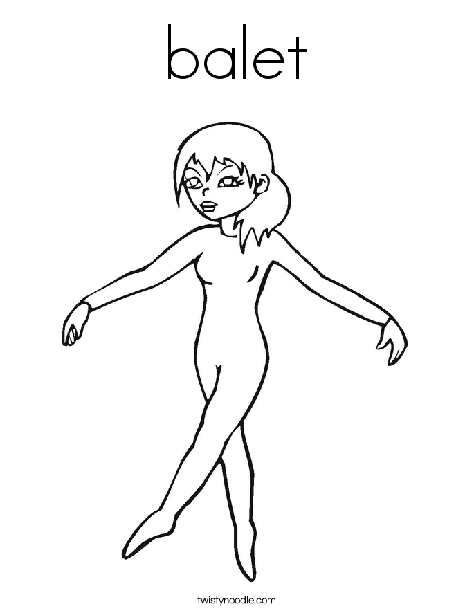 balet Coloring Page