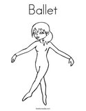 Ballet Coloring Page