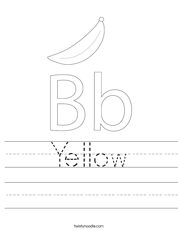 Yellow Worksheet