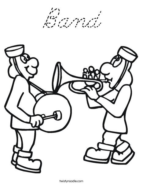 Musicians Coloring Page