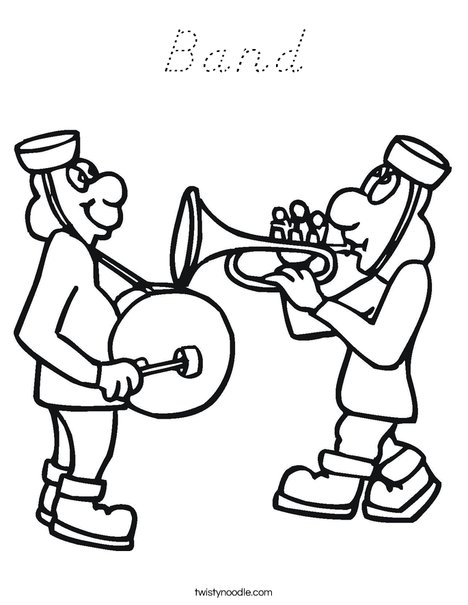 Musicians Coloring Page