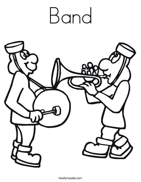Musicians Coloring Page