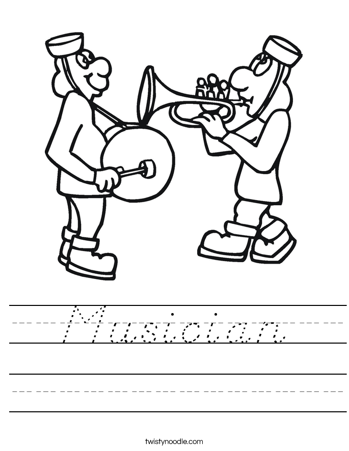 Musician Worksheet