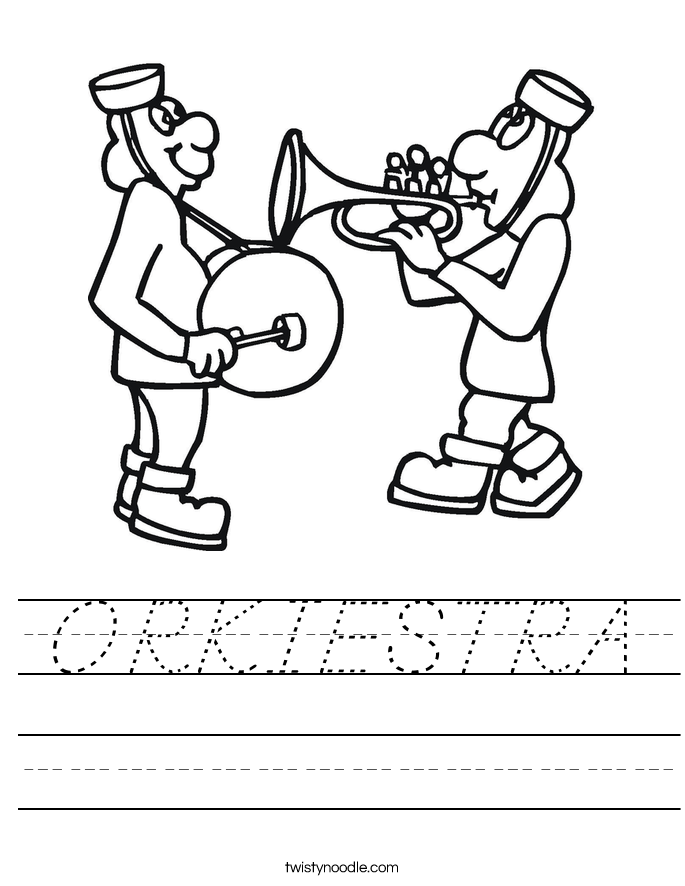 ORKIESTRA Worksheet
