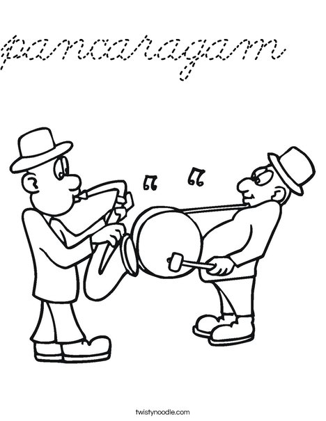 Band Coloring Page