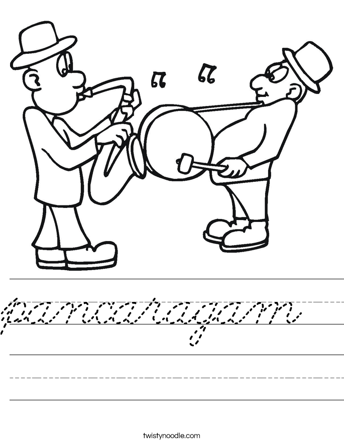pancaragam Worksheet