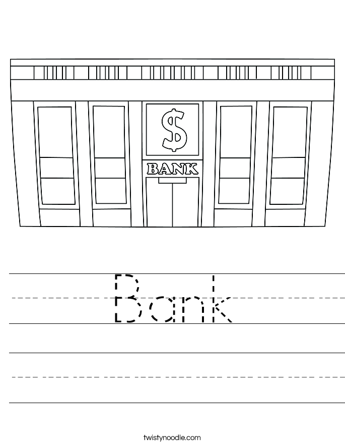 Bank Worksheet