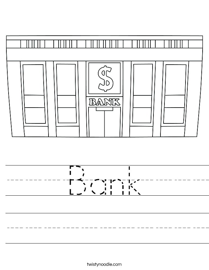 Bank Worksheet - Twisty Noodle