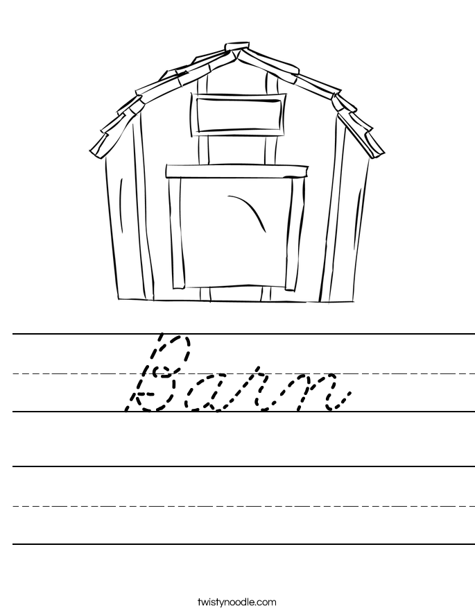 Barn Worksheet