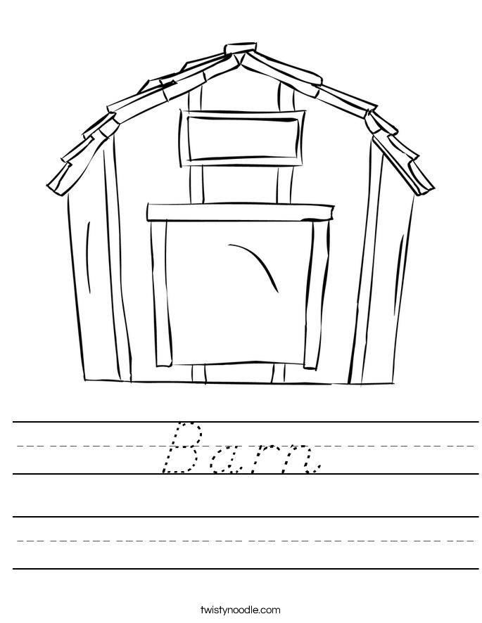 Barn Worksheet