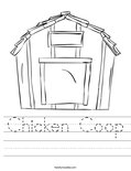 Chicken Coop Worksheet