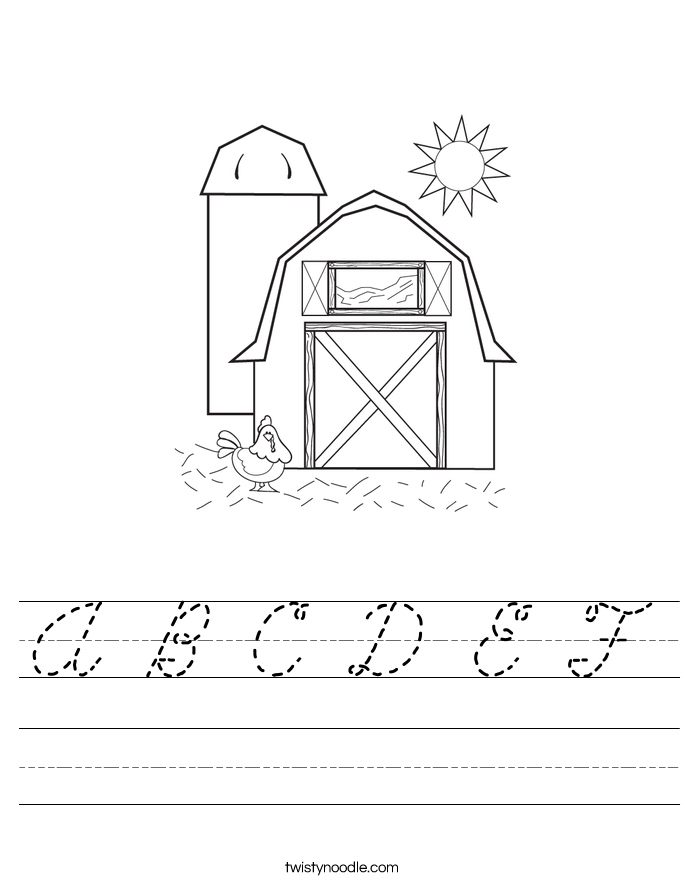 A B C D E F Worksheet