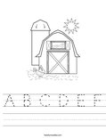 A B C D E F Worksheet