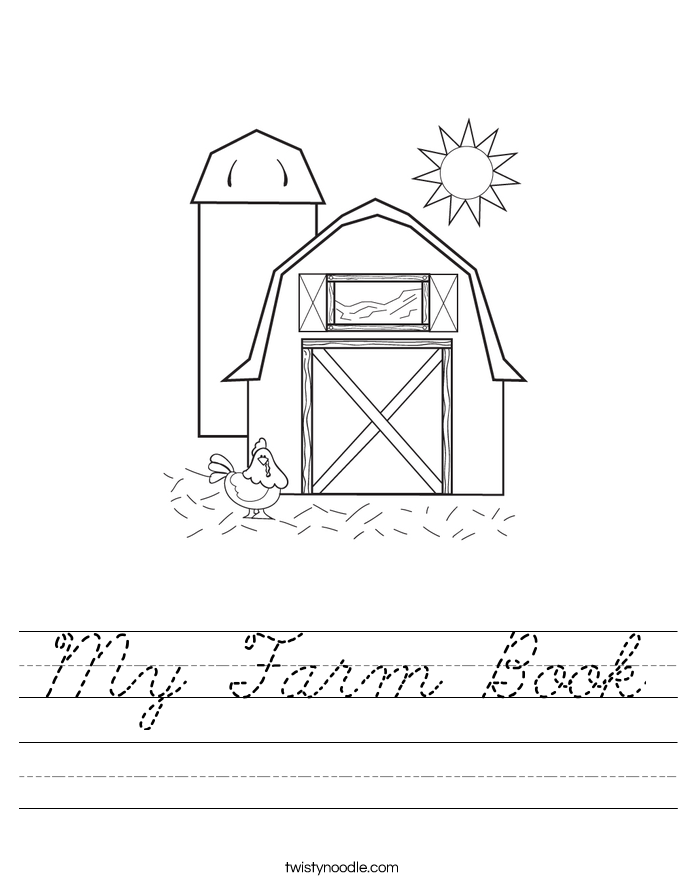 My Farm Book Worksheet