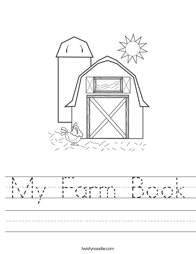 My Farm Book Worksheet