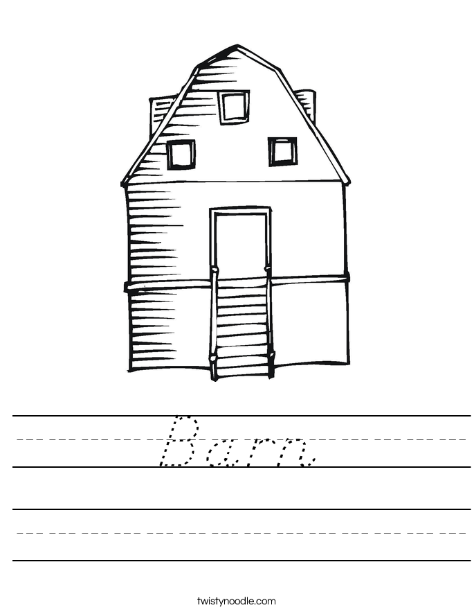 Barn Worksheet
