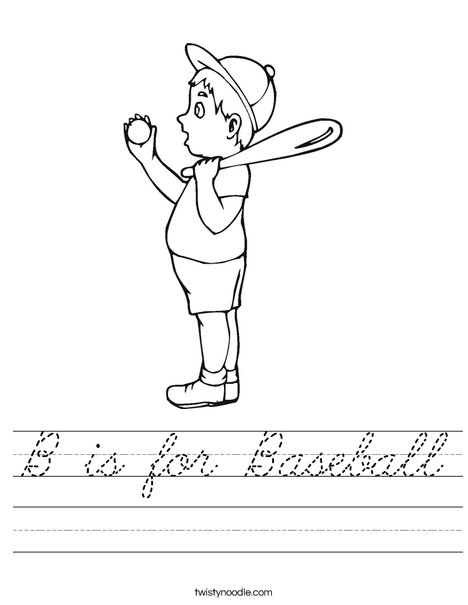 Baseball Worksheet