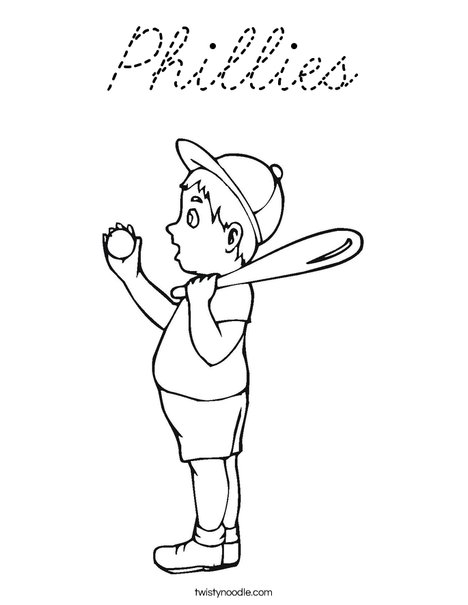 Baseball Coloring Page