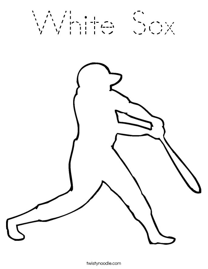 White Sox Coloring Page