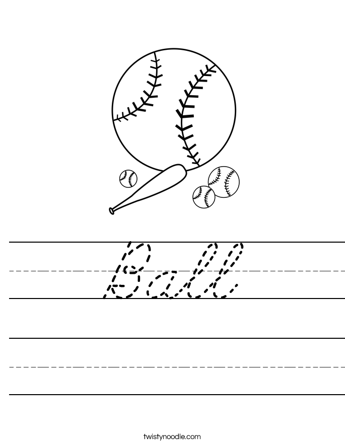 Ball Worksheet