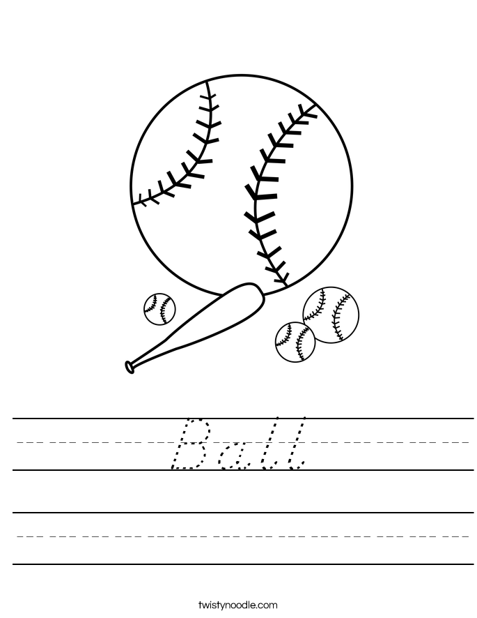 Ball Worksheet