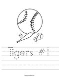 Tigers #1 Worksheet