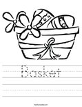 Basket Worksheet
