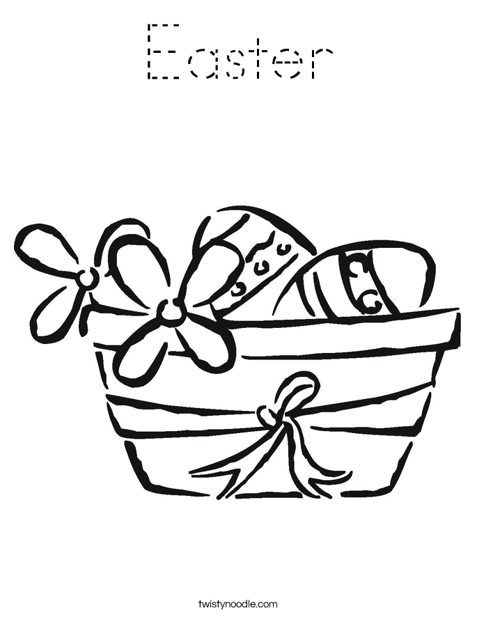 Easter Coloring Page