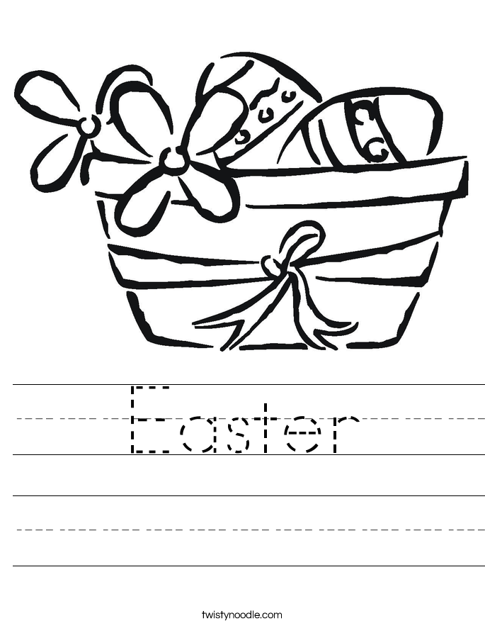 Easter Worksheet