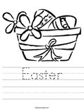 Easter Worksheet