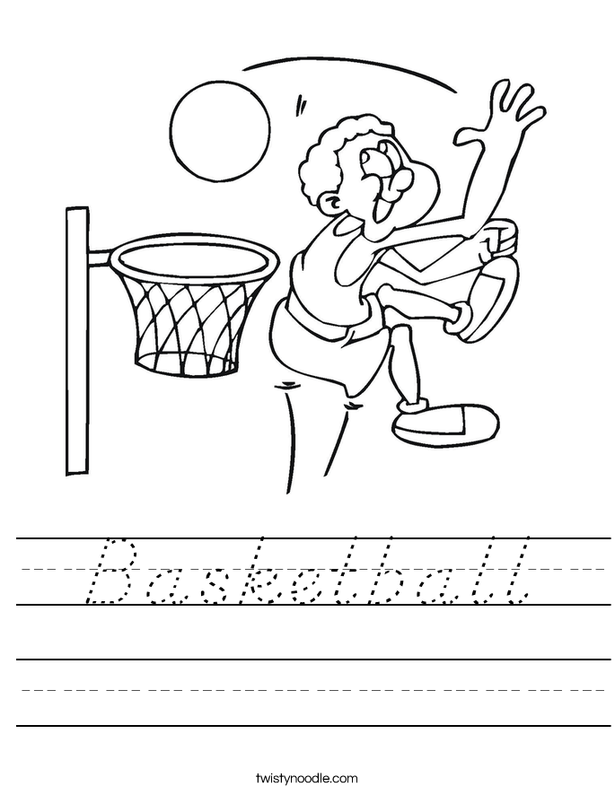 Basketball Worksheet