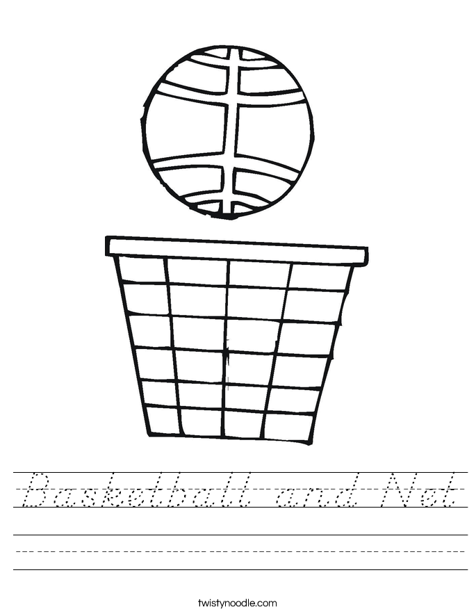 Basketball and Net Worksheet