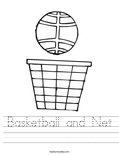 Basketball and Net Worksheet