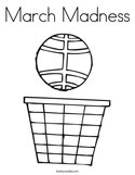 March Madness Coloring Page