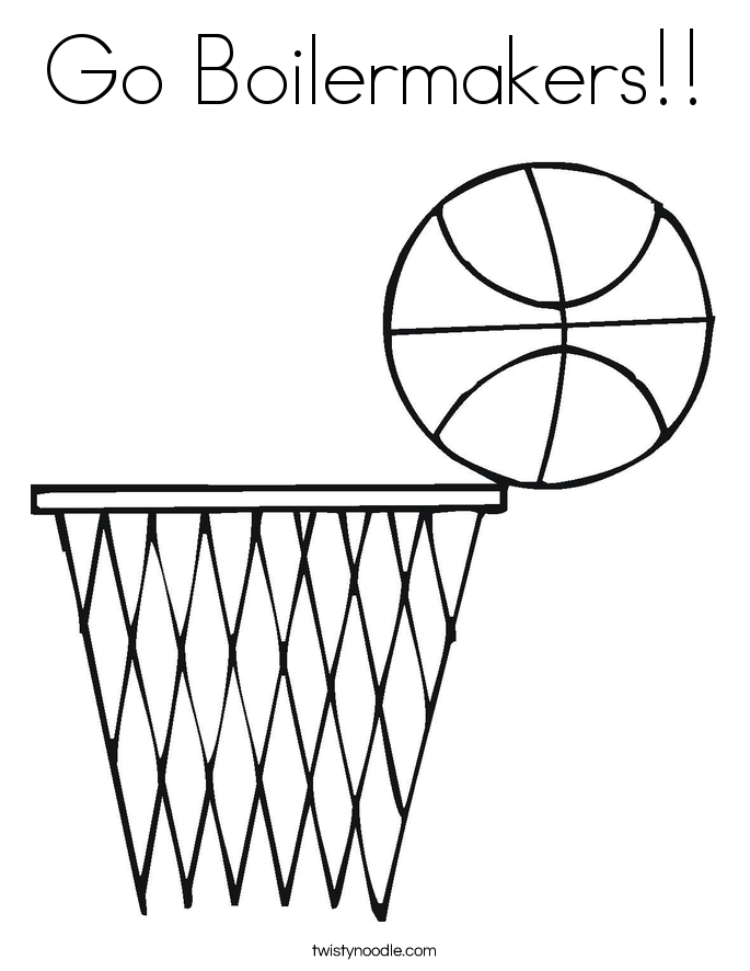 Go Boilermakers!! Coloring Page