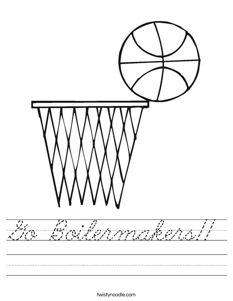 Basketball and Net Worksheet