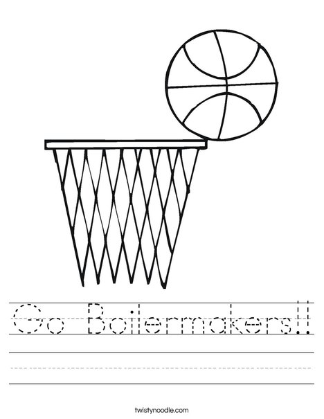 Basketball and Net Worksheet