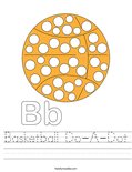 Basketball Do-A-Dot Worksheet