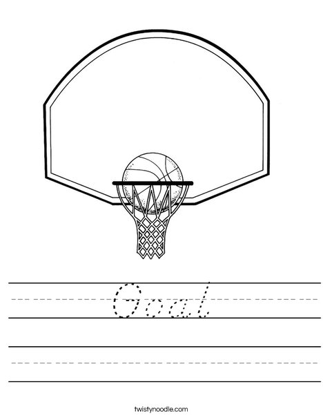 Basketball Goal Worksheet