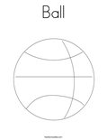 Ball Coloring Page