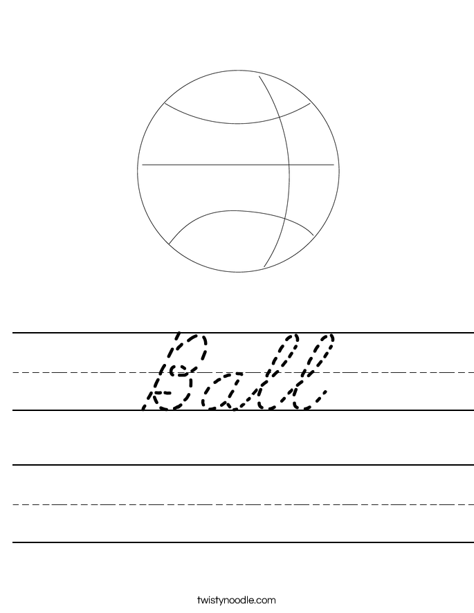 Ball Worksheet