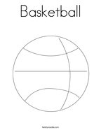 Basketball Coloring Page