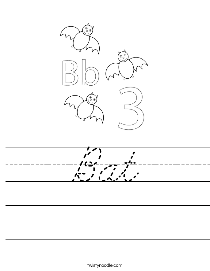 Bat Worksheet
