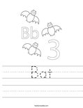 Bat Worksheet