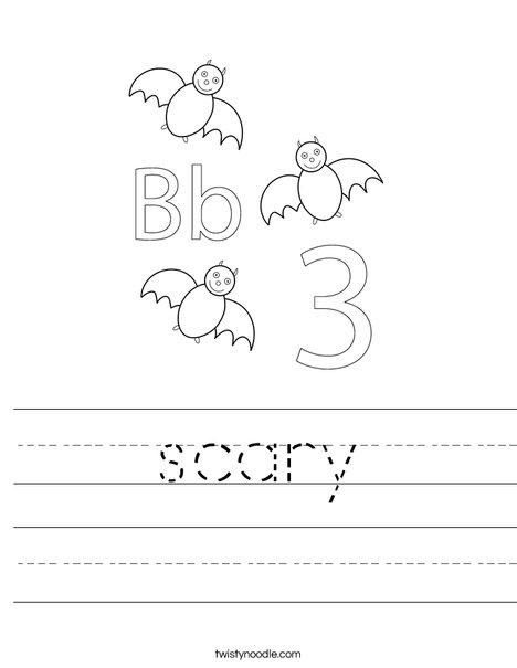 Three Bats Worksheet