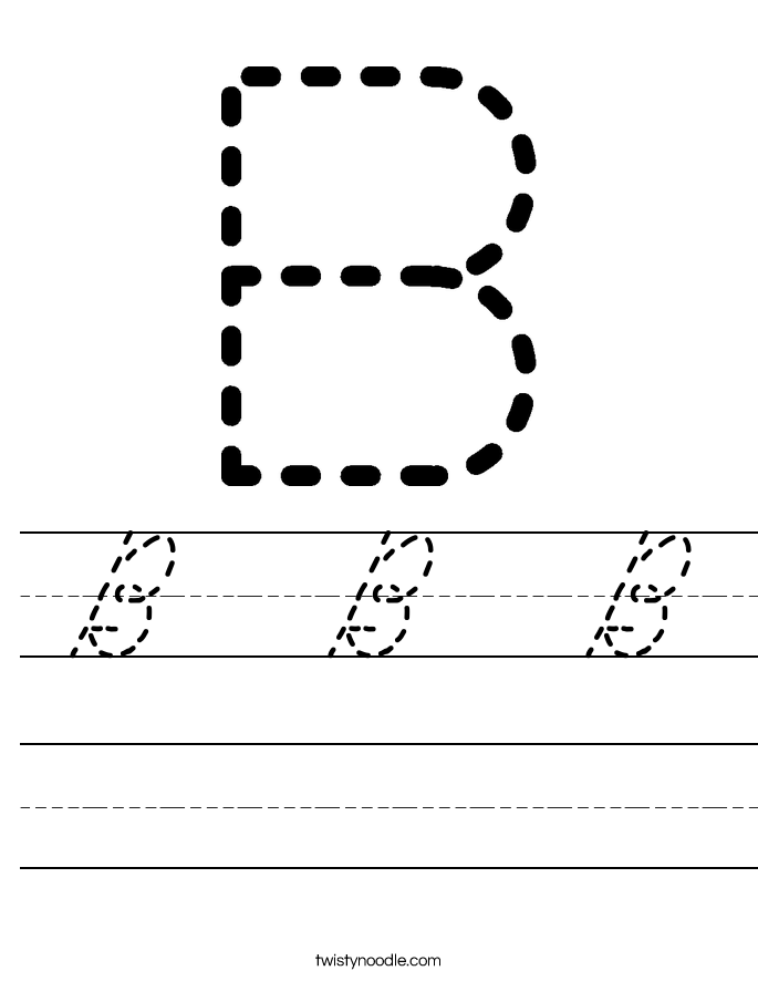 B  B  B Worksheet