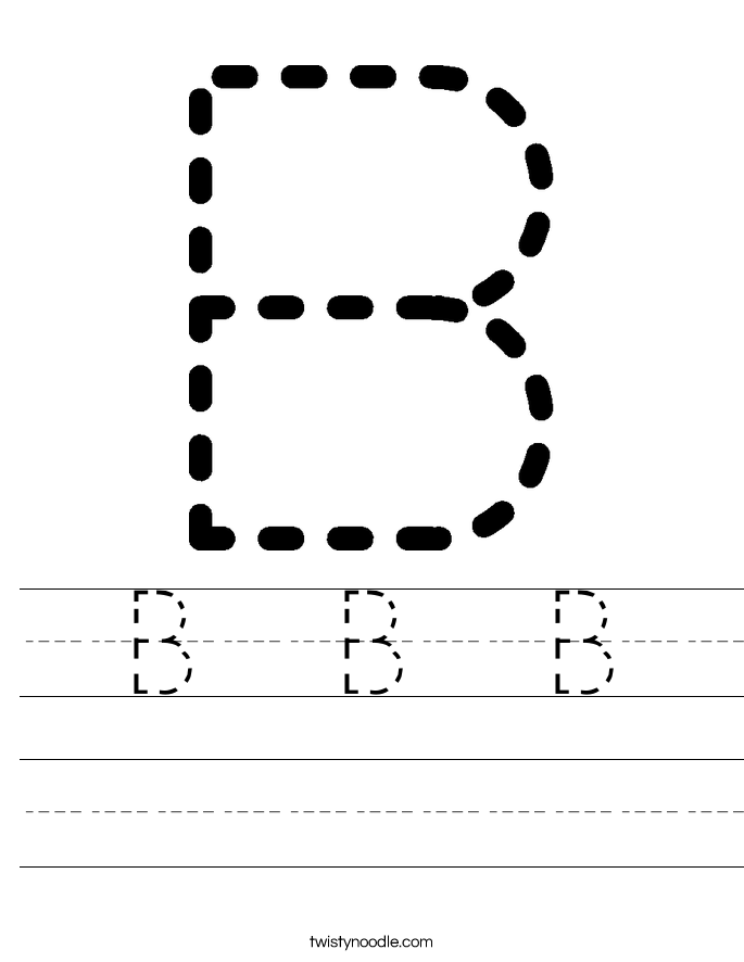 B  B  B Worksheet