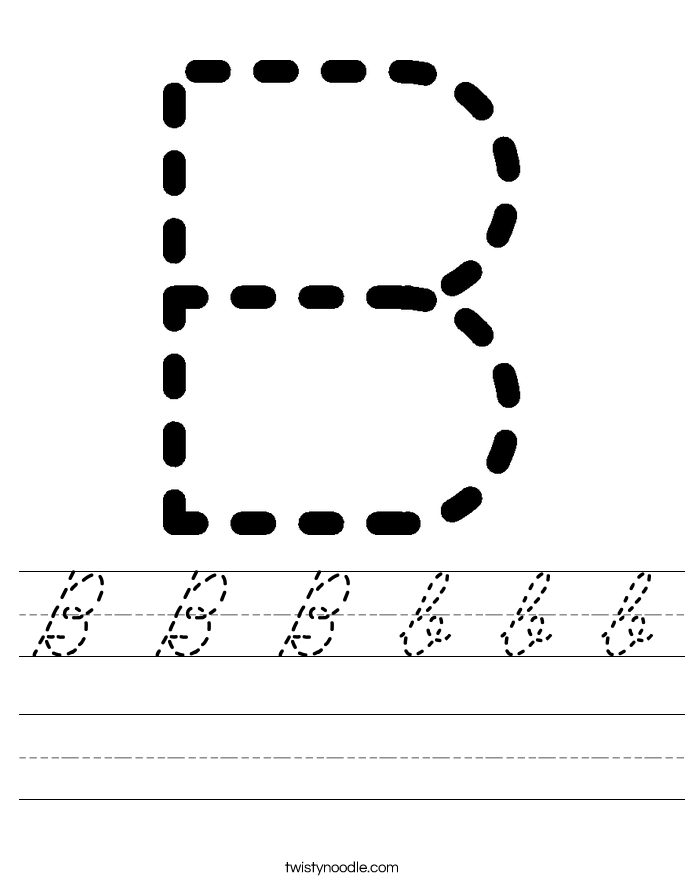B B B b b b Worksheet